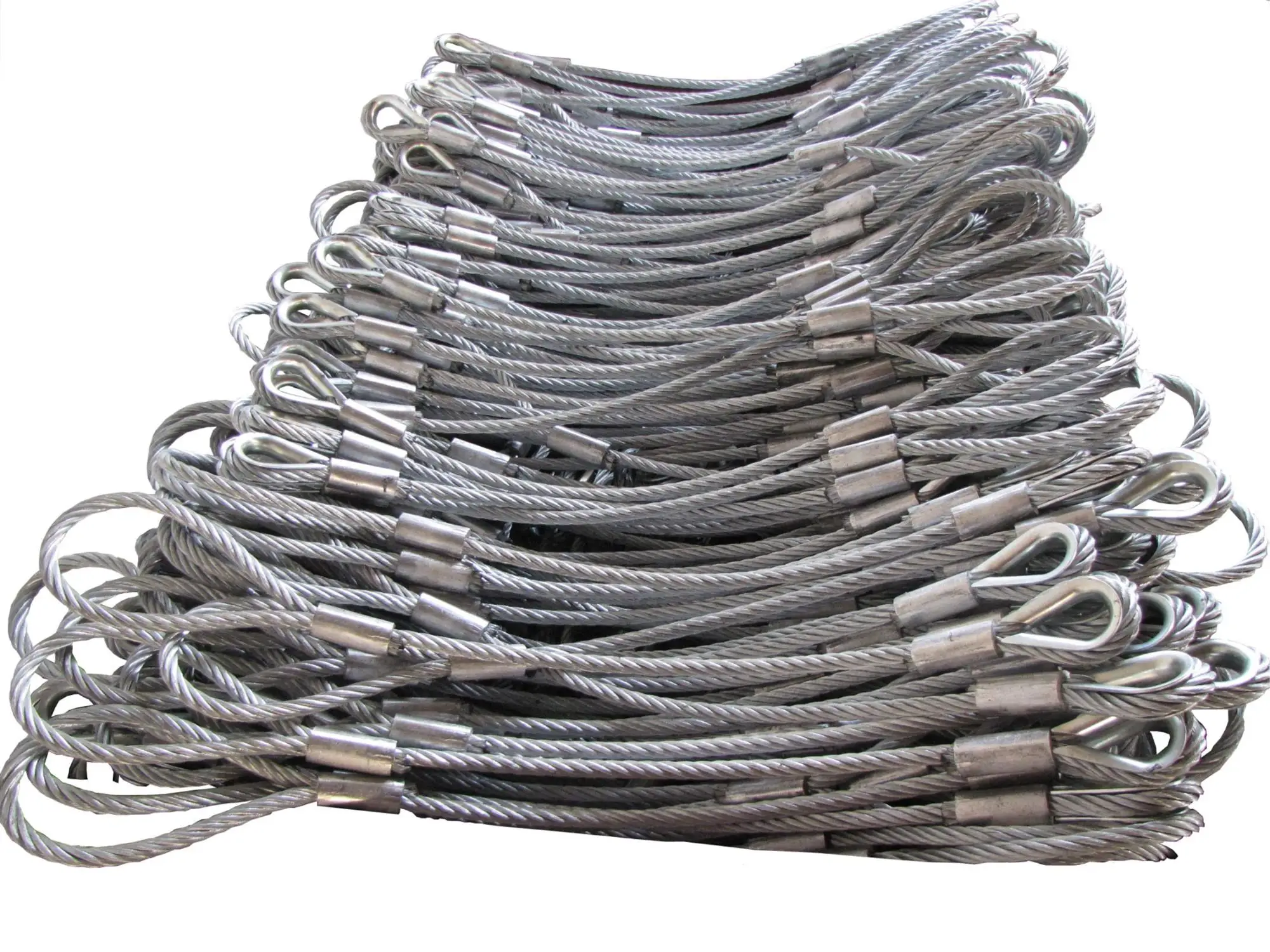 Factory Supply Electro Galvanized Steel Wire Rope Sling Assembled With