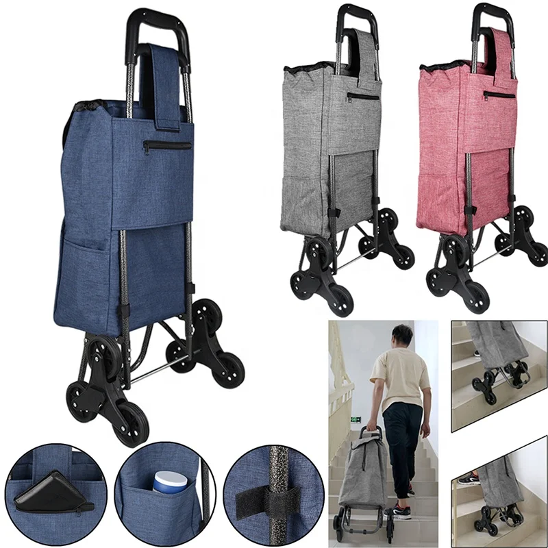 Wholesale Promotional Replacement Reusable Folding Shopping Trolley