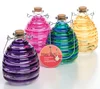 Hanging and Colored Glass bee catcher / wasp trap