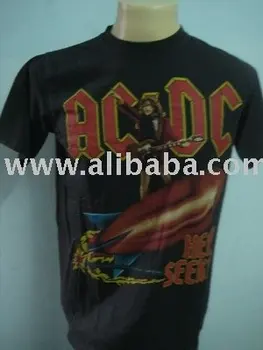 t shirt ac dc vintage