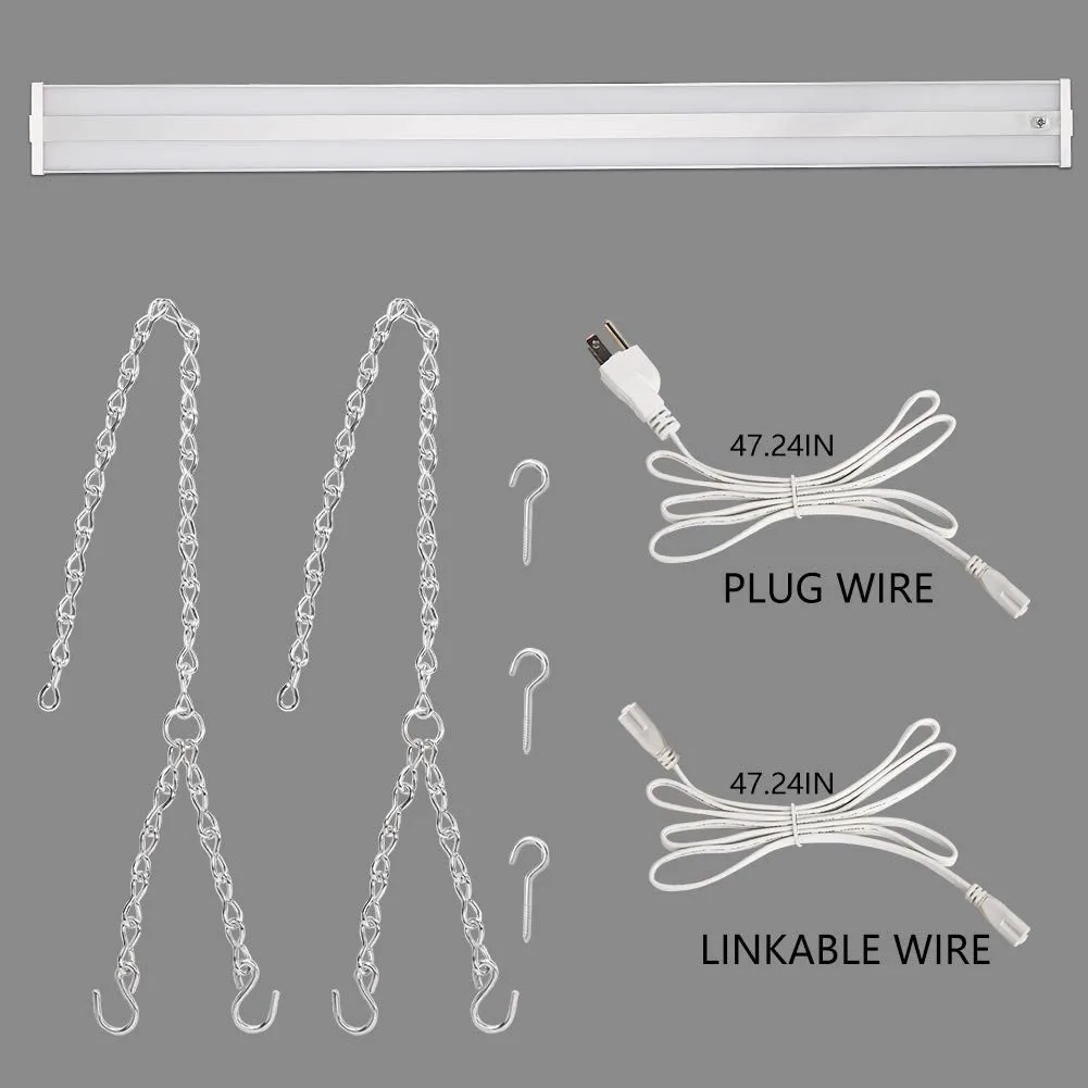LED shop light in use