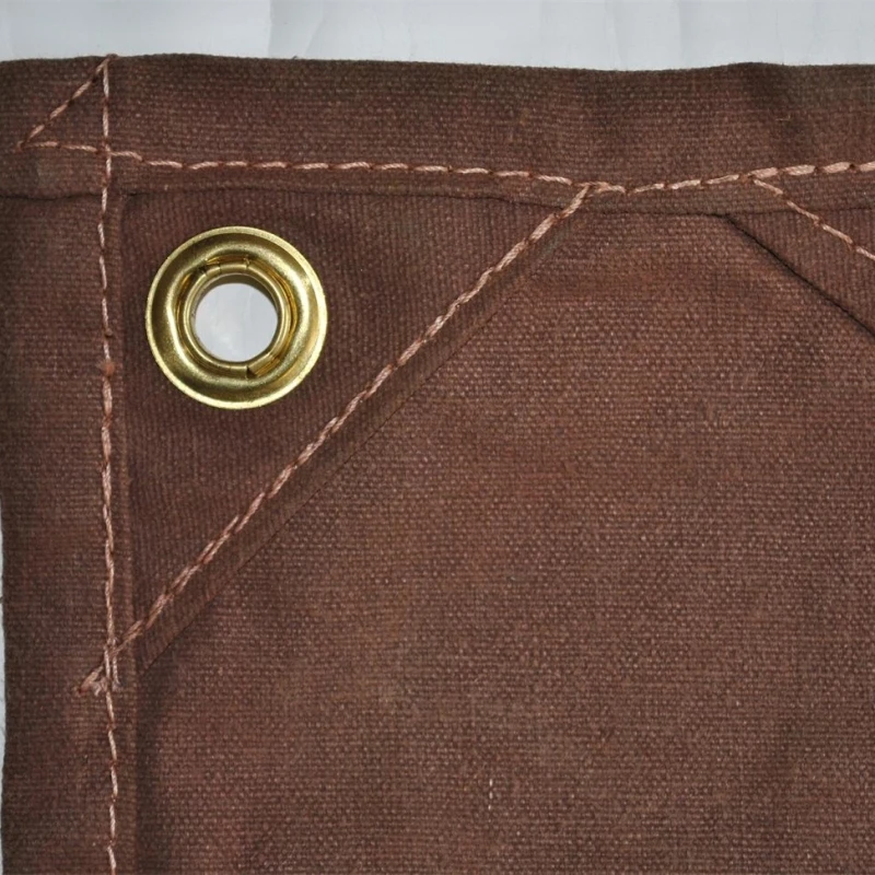 7x4 Waterproof Tarpaulin Canvas Utility Cargo Box Cage Trailer Covers