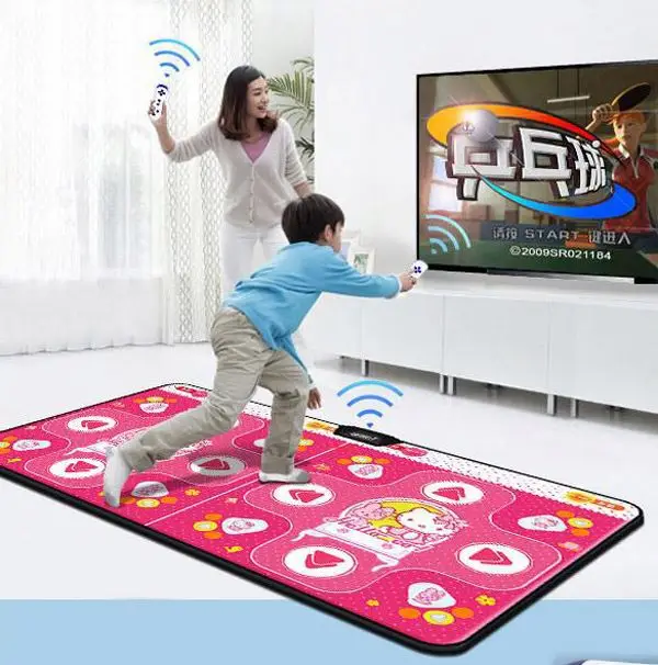 Twin Wireless Dance Mat 16 Bit For Tv And Pc With 56 Games 180