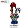 Vivid Decorative Figurines Resin Rooster Sculpture