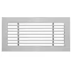 Powder coated aluminum air conditioning linear grilles diffusers