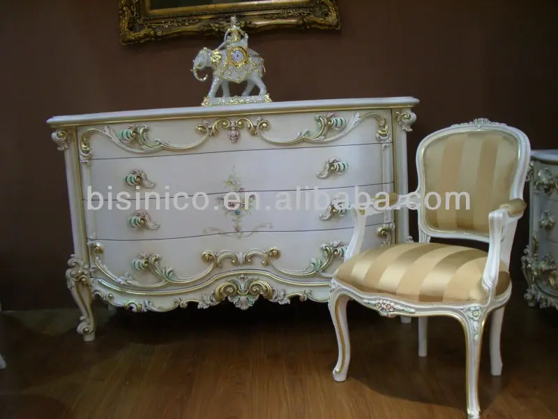 Klassischen europäischen stil italien weià und gold farbe kingsize ...