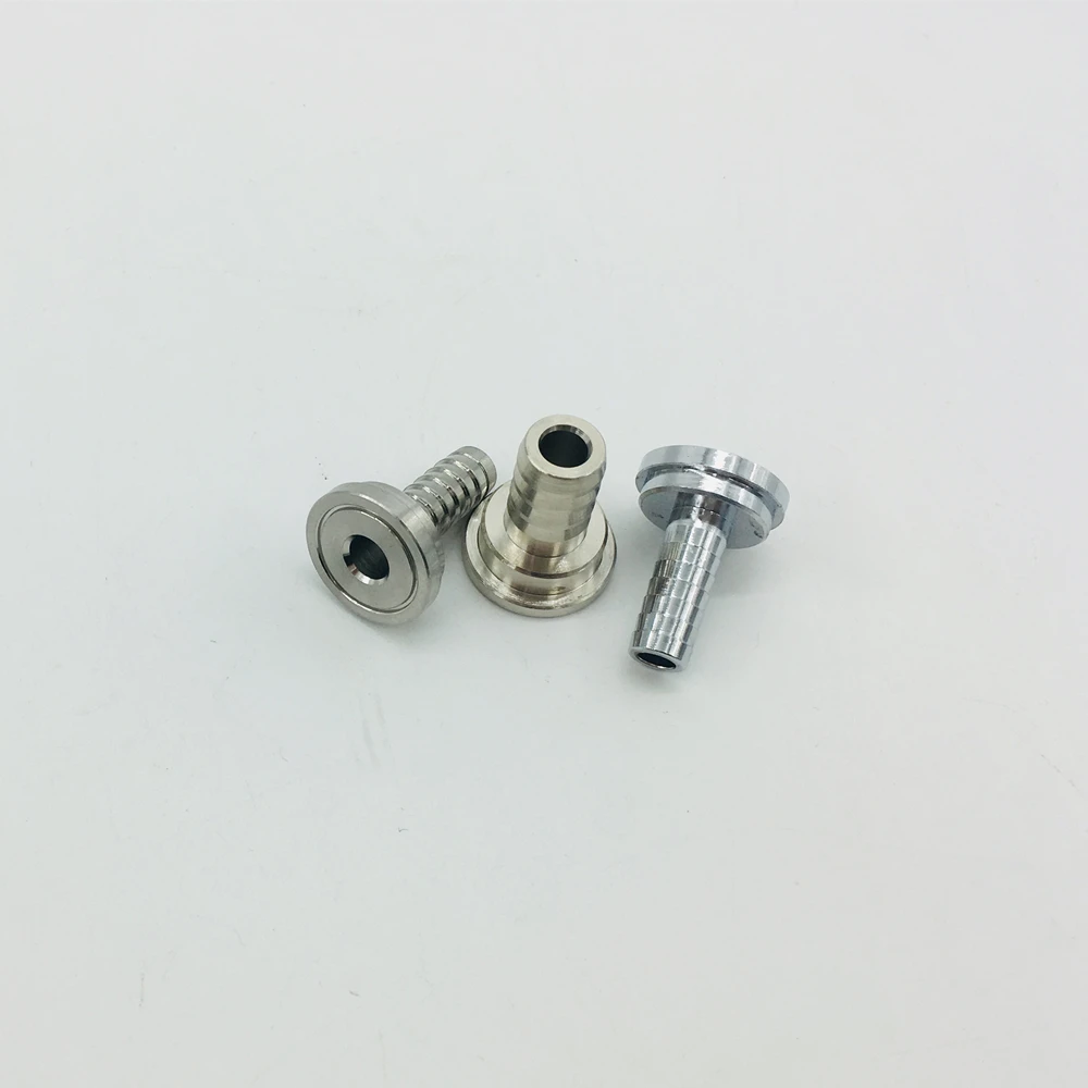 Chrome plated beer tap dispenser brass connector fittings for hose connect