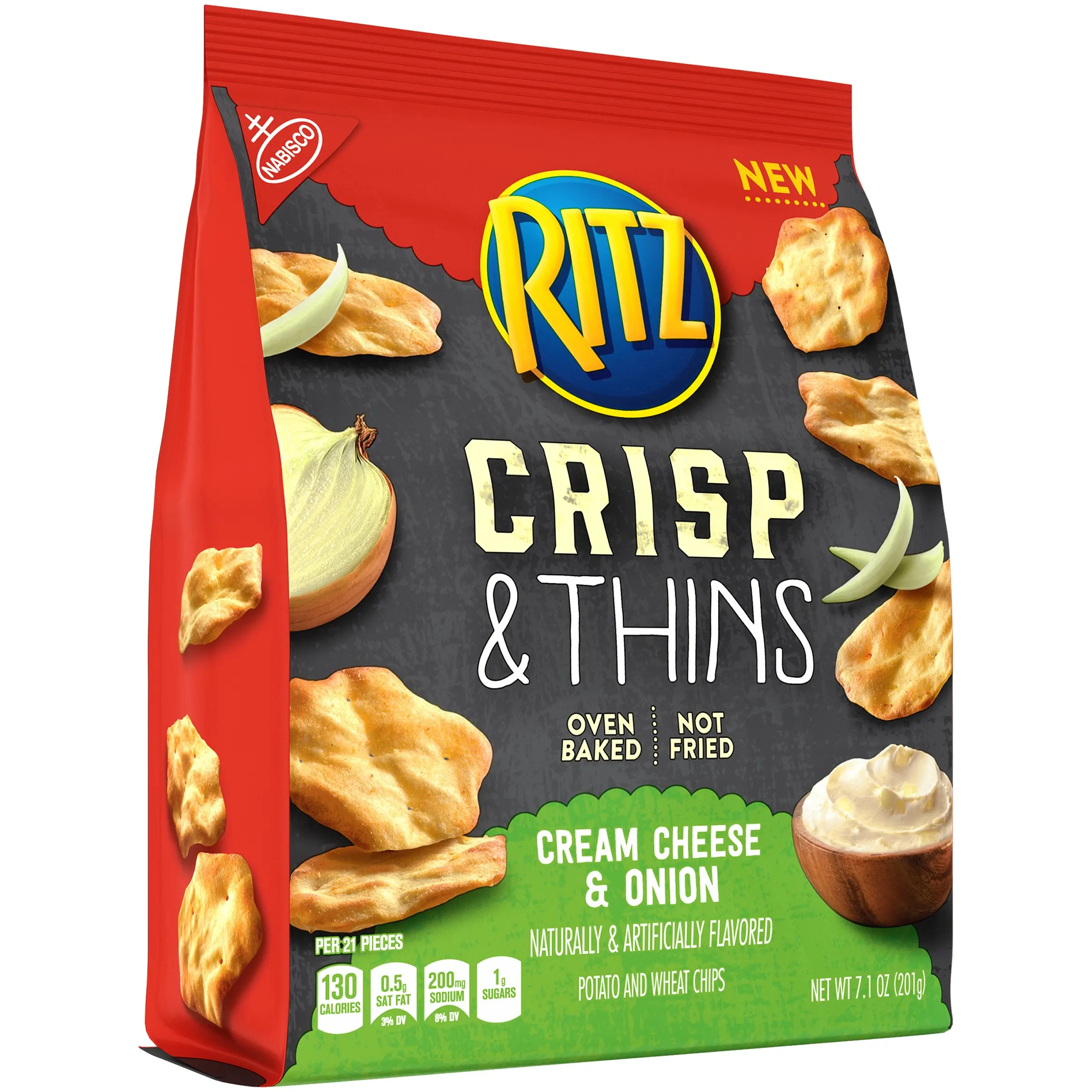 Thins Cream Cheese & Onion Chips, 7.1 Ounce (Pack of 6). molly & dr...