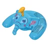 Blue Inflatable Ride-On Elephant with Squirter Swimming Pool Toy