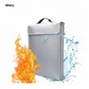 Dual Layers Fiberglass Waterproof Fire Resistant and Fireproof Safe Storage Document Money Bag