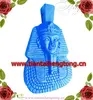 2013 blue wooden stereocarved pharaoh pandant, hip hop egypt pharaoh statues