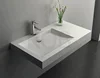 CK2001 shallow solid surface wall hung basin bathroom vanity sink