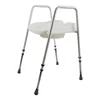 High quality raised toilet seat and frame with armrest for old people