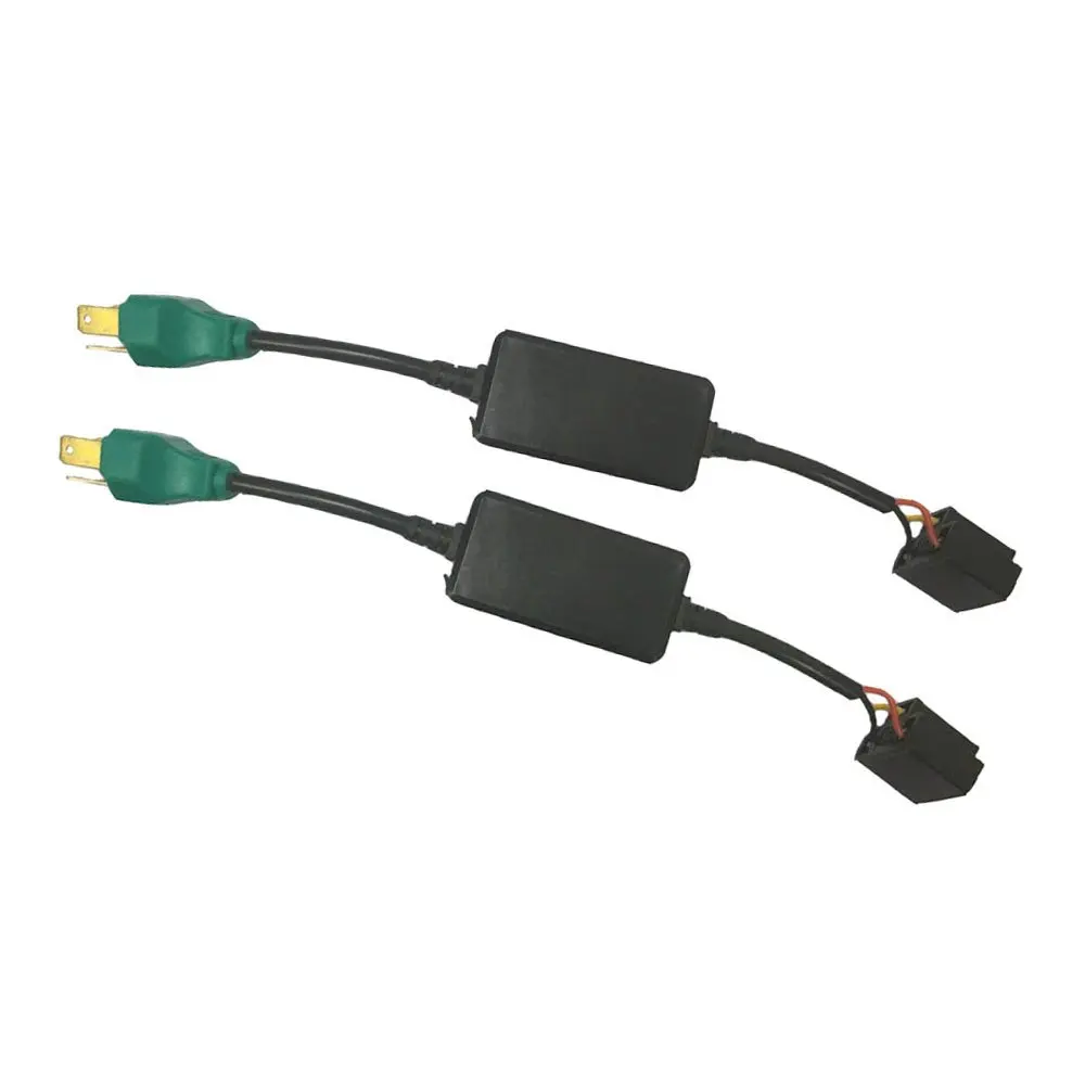 Anti Flicker Harness Error Free Decoders Fit Any 7 Inch Round LED Headlight Systems Jeep Wrangler Tj JK Lj Harley Davidson 2 PCS Jeep H4 9003