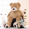 60-300cm Huge Giant super Semi-finished zipper Teddy Bear stuffed bear toy