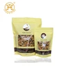 customize logo print resealable zip lock mylar aluminum foil bags