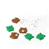 YDS Cute Bear Silicone Wall Protectors Cartoon Anti Collision Wall Protectors Door Handle Crash Self Adhesive Pad