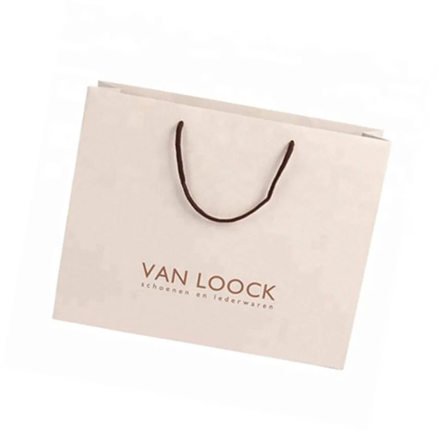 Cheap Custom Luxury Gift Advertising Paper Shopping Bag with Your Own Logo Printing