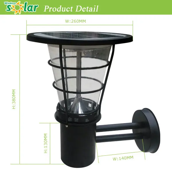 modern outdoor solar wall lights