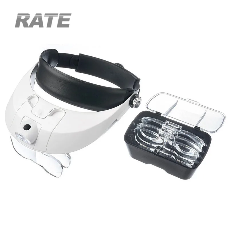 Led Lighted Head Magnifying Glasses For Lash Extension Buy Magnifying