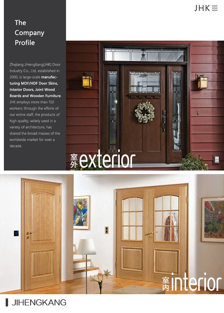 Jhk Solid Wood Door Design White Primed Veneer Wood Home Interior Door From China Suppliers Buy Interior Doors Door Design Solid Wood Door Product