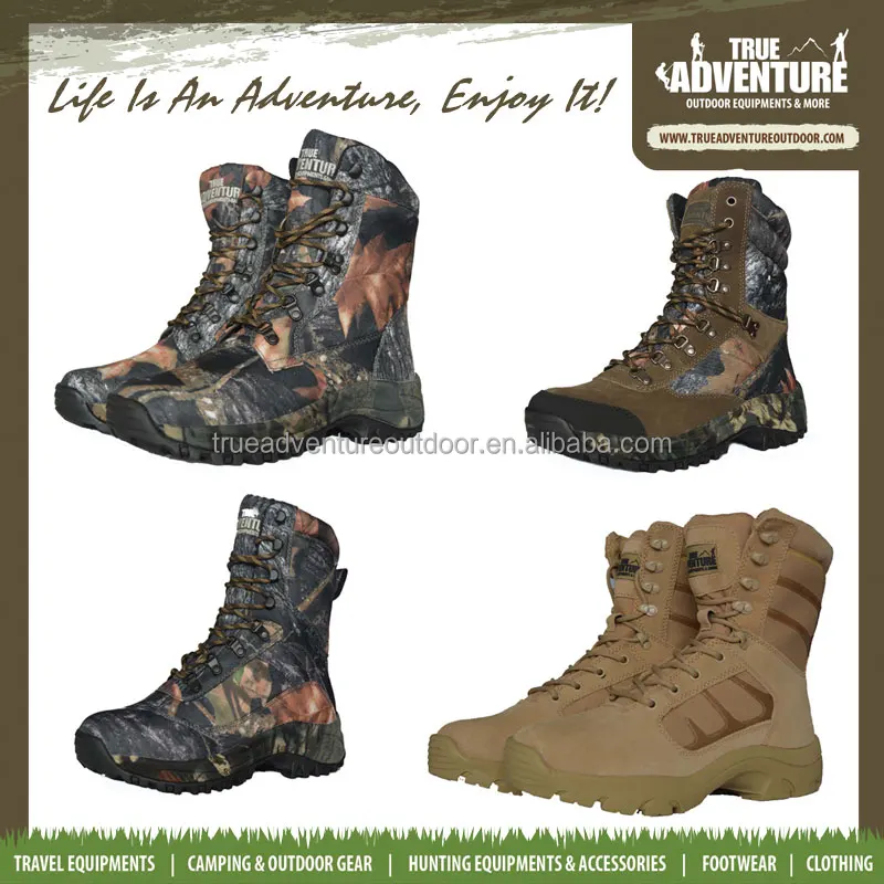 True Adventure TA2-007 US 7-13khaki Men's Military Boots Outdoor Breathable Tactical Trekking Boots