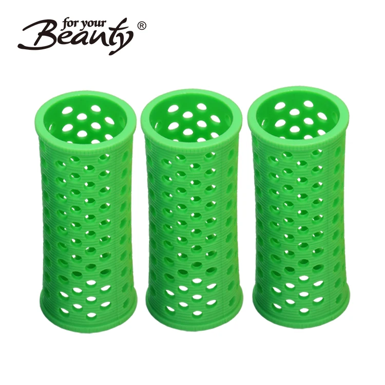 Factory Fancy Large Curling Tools Hair Roller Plastic Curler Mesh