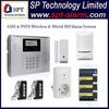 433MHz or 868Mhz GSM Alarm System 32 wireless zones SP-21A04