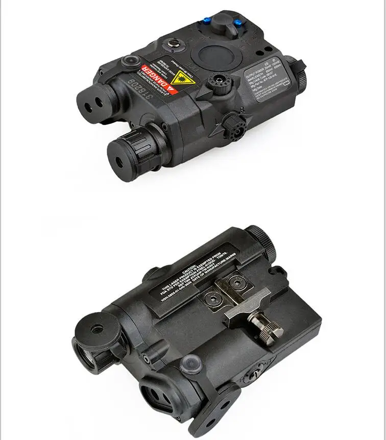 Element tactical hunting aiming AN/PEQ 15 High precision Red Dot Laser integrated with LED Flashlight