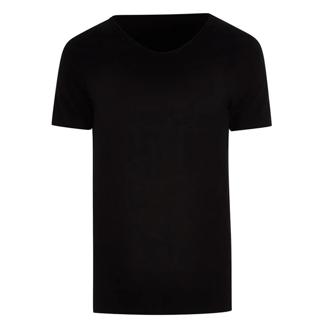 blank black tee