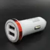 Dual USB Car Charger Round Rocket LED Light 2.1a Dual Port Multifunction Car Charger