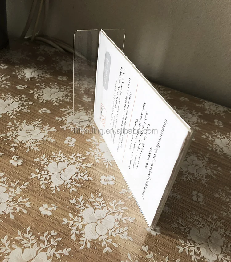 Acrylic menu holder (4)