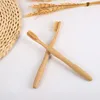 Chinese soft bamboo toothbrush with nylon or bamboo fiber bristles for travel hotel home use disposable Customized Logo