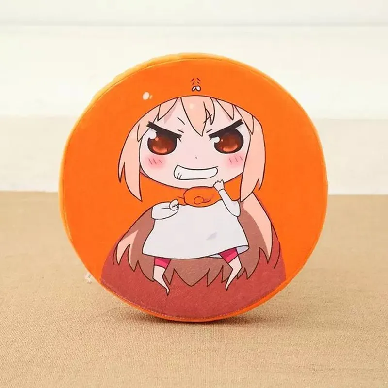 Orange Circular Shaped Anime Japanese Girl Cartoon Round Plush Toy Buy Plush Toystuffed Pillowsoft Toys Product On Alibabacom