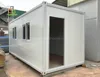Patent design iron steel structure 40 sqm container house prefab modular chalet home