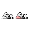 High Quality Panda Style And Durable Waterproof Type Custom Cute Pvc Garment Soft Rubber Patch