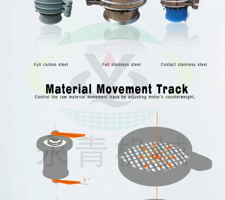 Factory supply construction sifter machine for sand, cement, concrete