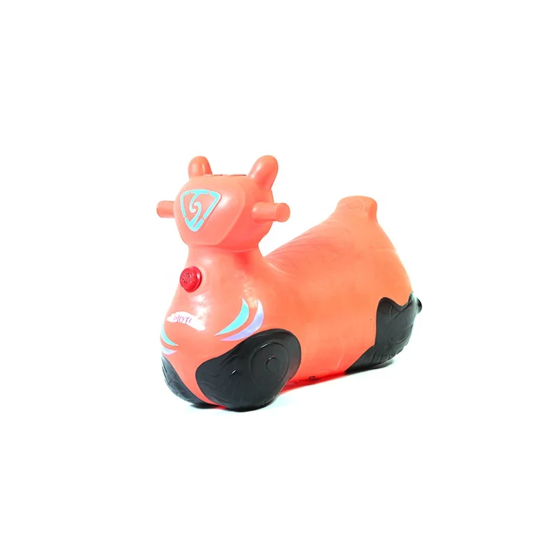 PVC Hot sale jumping horse toy OEM motorbike