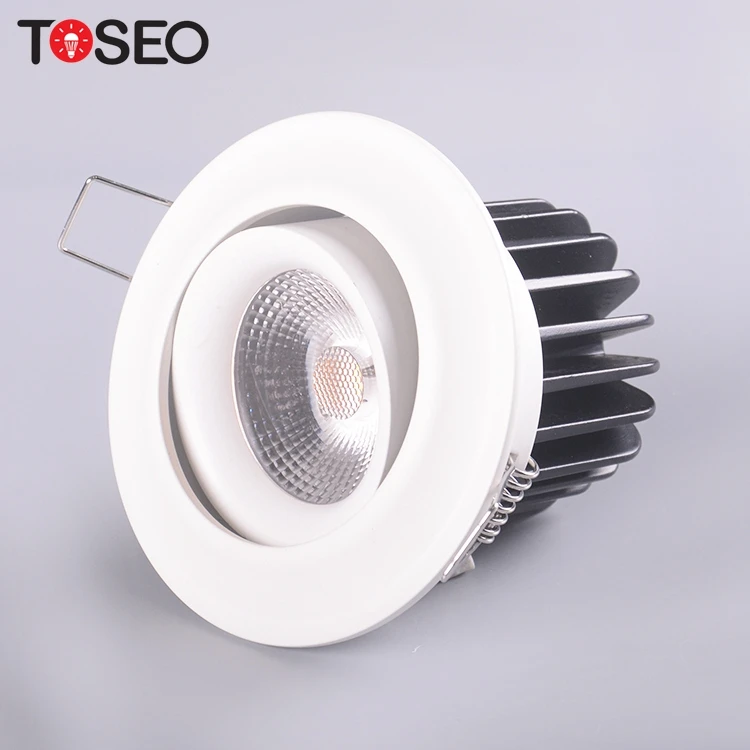 Commercial lighting round mini recessed adjustable CRI 90 cob 220V led downlight 10W