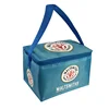 Small Soft Nylon Logo Printed Ice Cooling 330ml Beer Can 6 Pack Cooler Bag