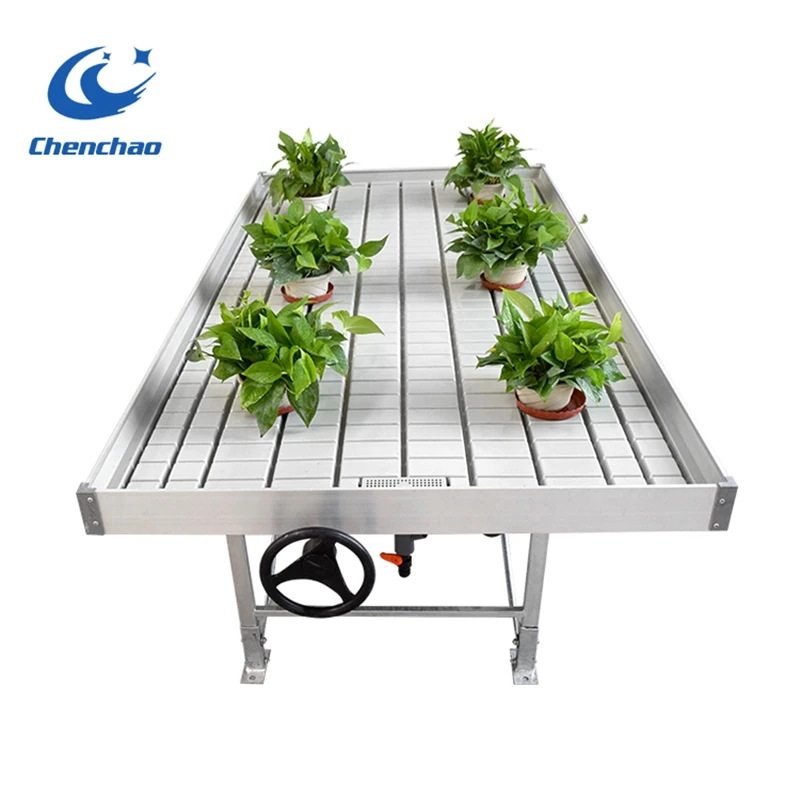 Ebb And Flow Rolling Bench/rolling Table Growing Pot Plants In