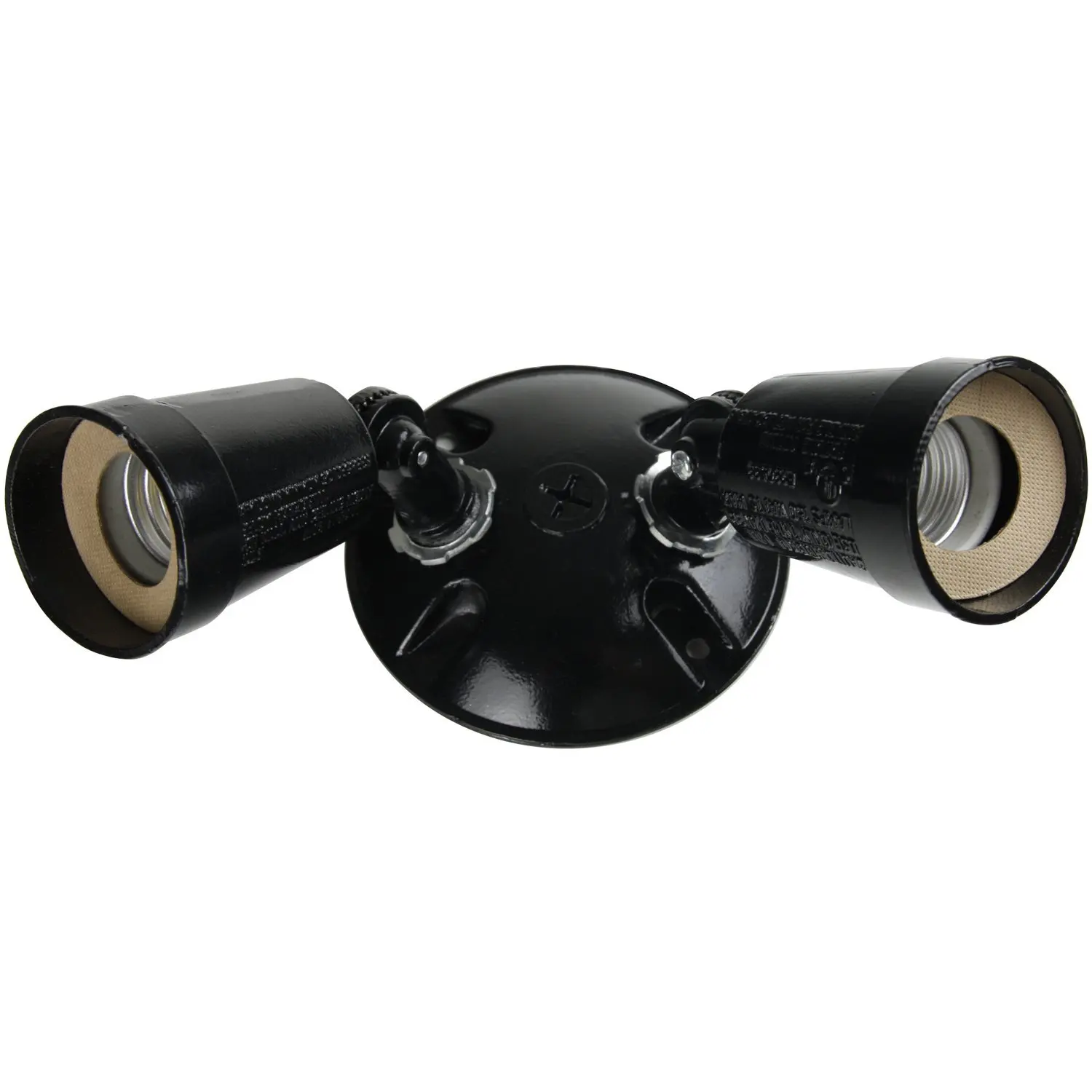 Sunlite PL2H/B 8.5-Inch PAR Vandal Proof Wall Mount Outdoor Floodlight Fixture, Black Finish