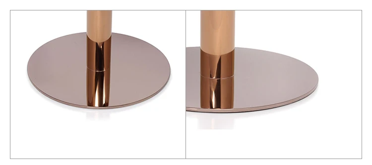 Best Selling Rose Gold Furniture Feet Stainless Steel Metal Table