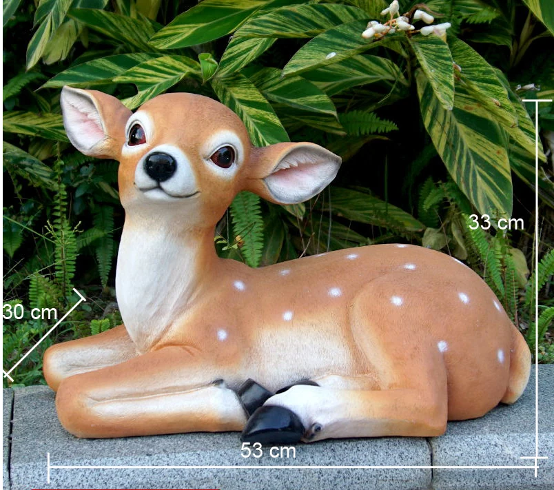 deer statue garden