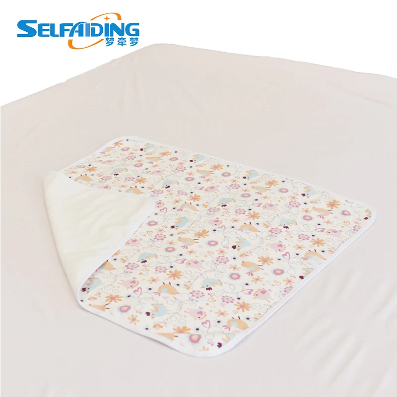 Washable Baby Care Pee Pads Baby Changing Mat Reusable Incontinence Bed
