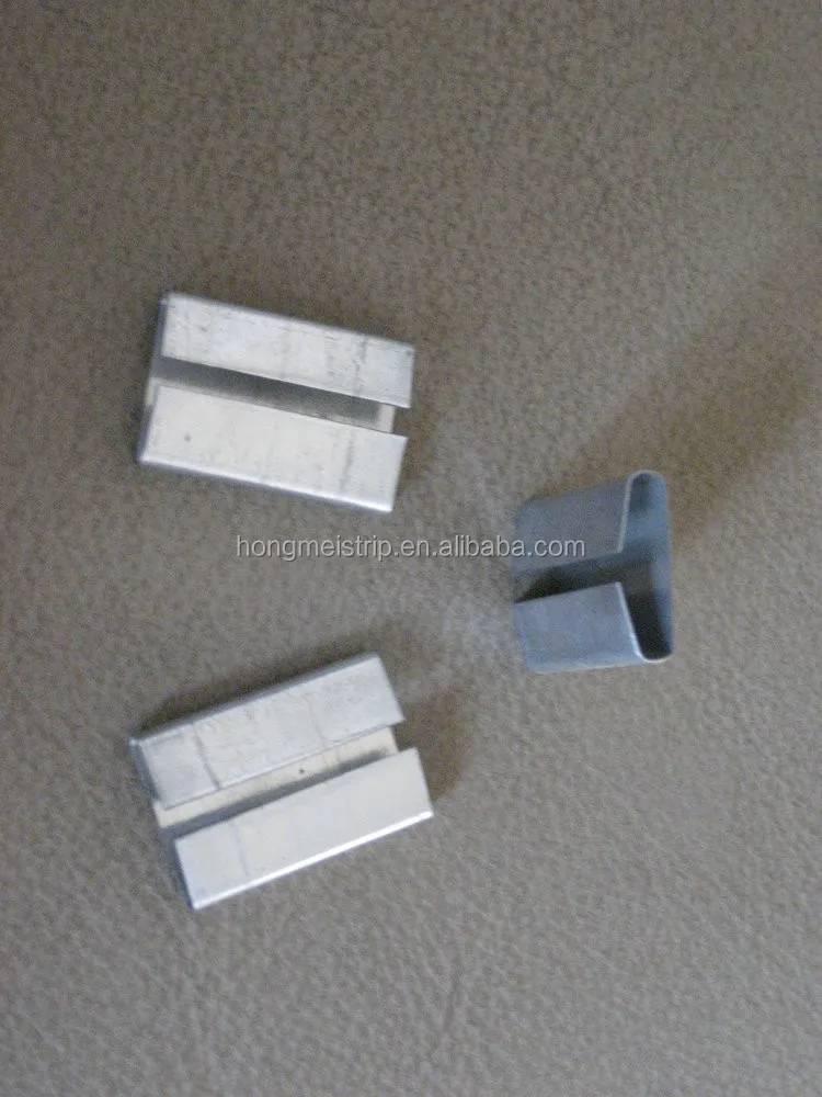 Customized  steel strapping buckles 1-1/4 metal strap Seals from factory