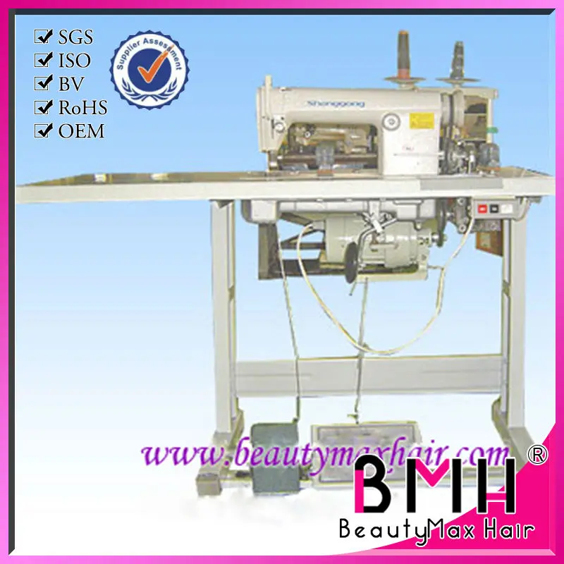 Industrial Hair Weaving Sewing Machine 4 Sewing Heads Weft Machine