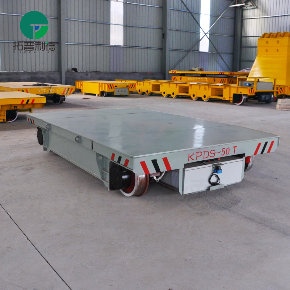 conducting rail power transfer trailer,mold transport car,motorized transfer car
