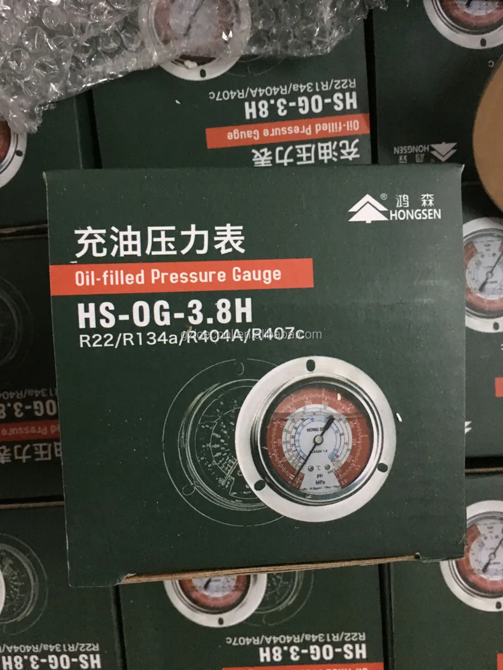 Hongsen Brand Hsog3.8h 1/4"sae High Pressure Oilfilled Vacuum