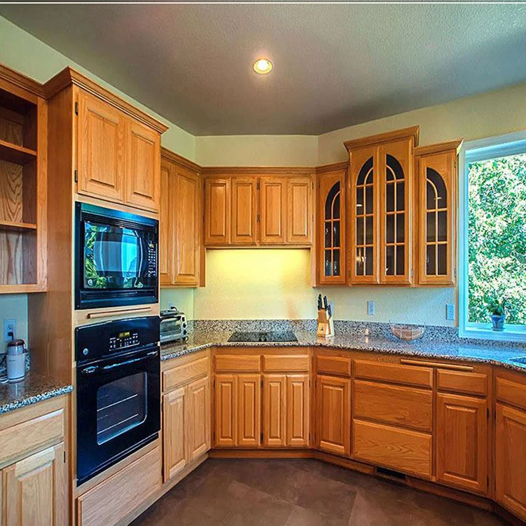 Solid Wood Kitchen Wall Hanging Complete Sets Drawer Base